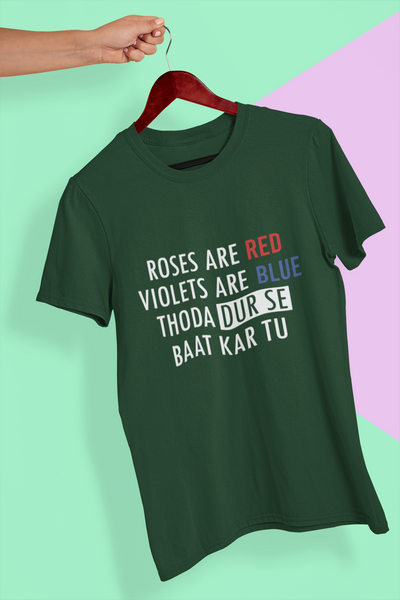 Dur Se Bhaat Women Half Sleeves T-shirt- FunkyTeesClub