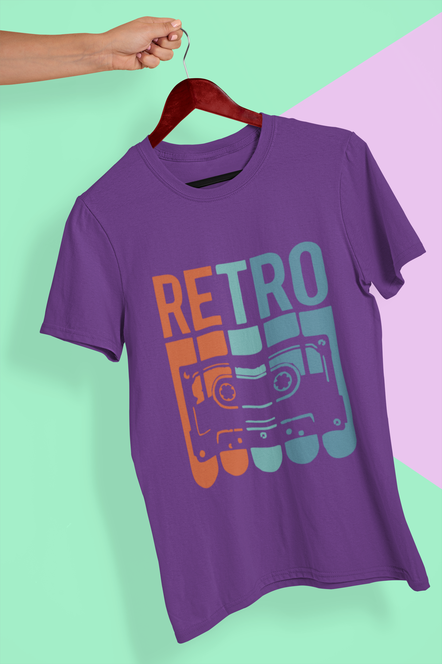 Retro Mens Half Sleeves T-shirt- FunkyTeesClub