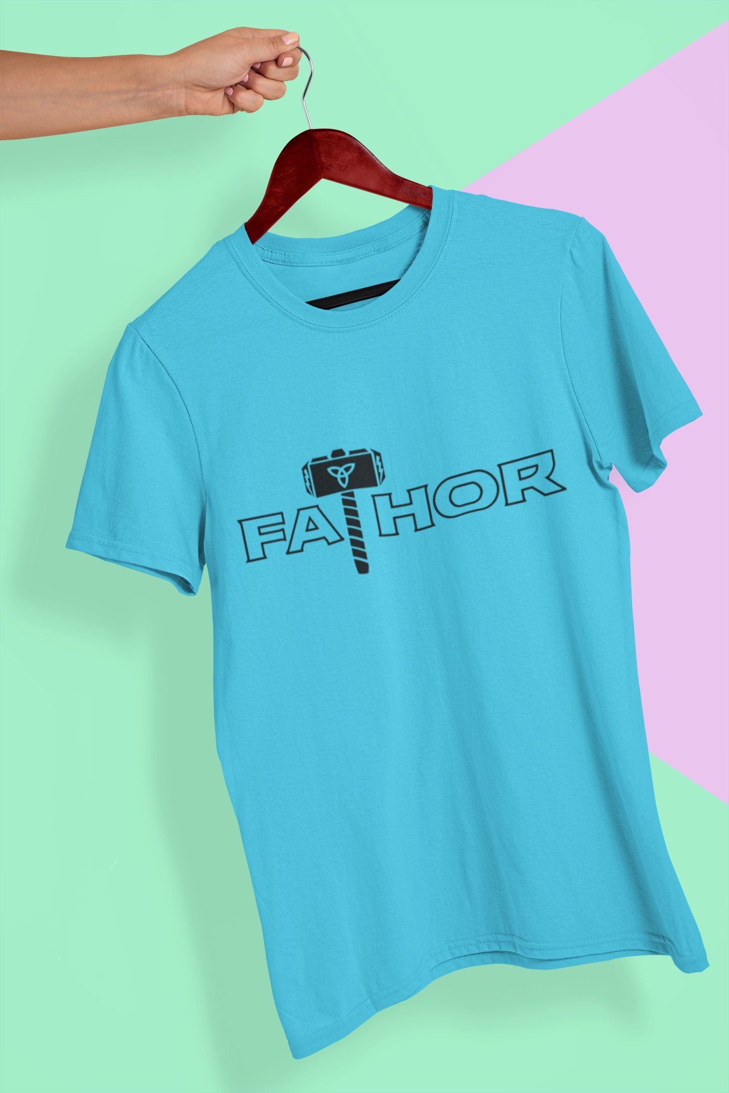 Fathor Mens Half Sleeves T-shirt- FunkyTeesClub