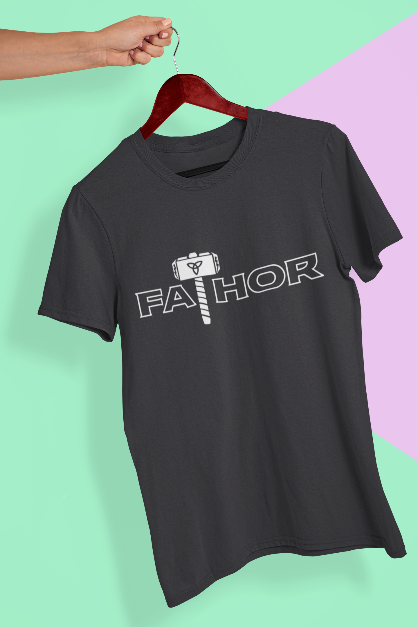 Fathor Mens Half Sleeves T-shirt- FunkyTeesClub