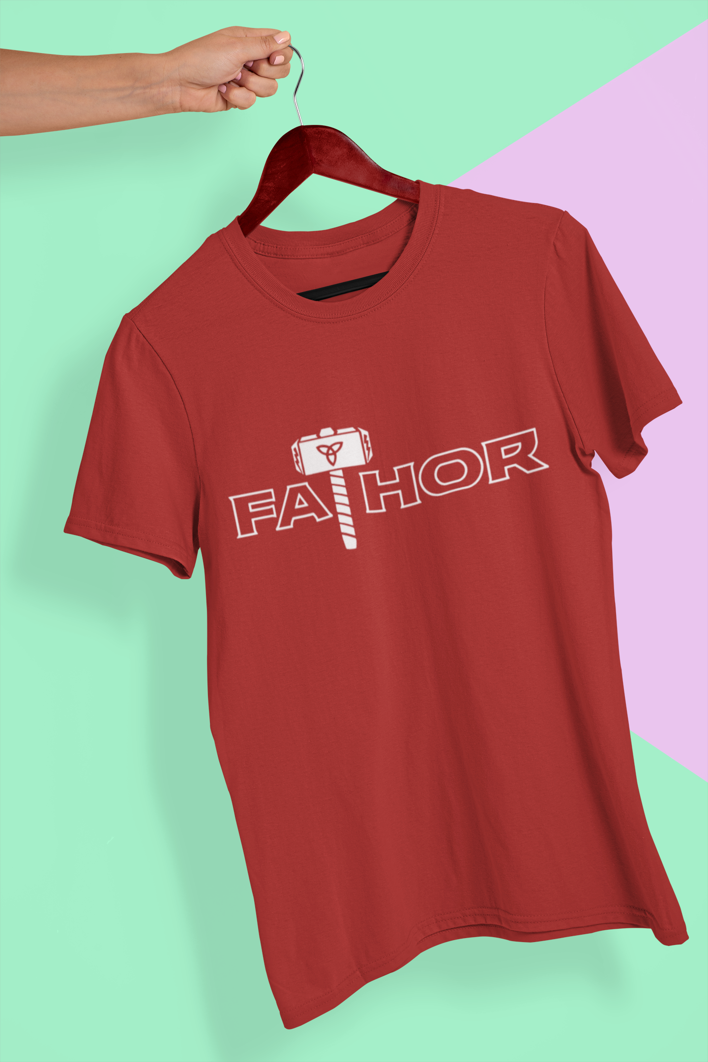 Fathor Mens Half Sleeves T-shirt- FunkyTeesClub