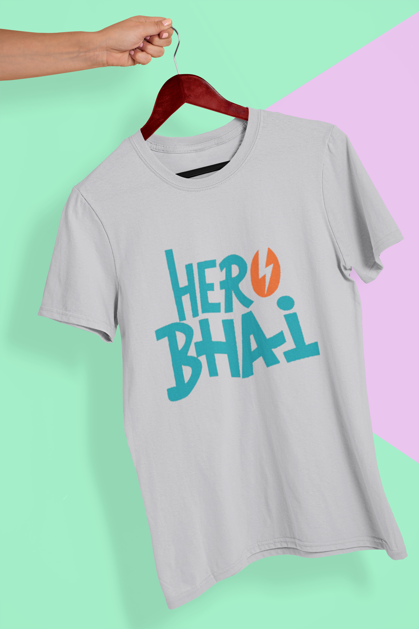 Hero Bhai Mens Half Sleeves T-shirt- FunkyTeesClub