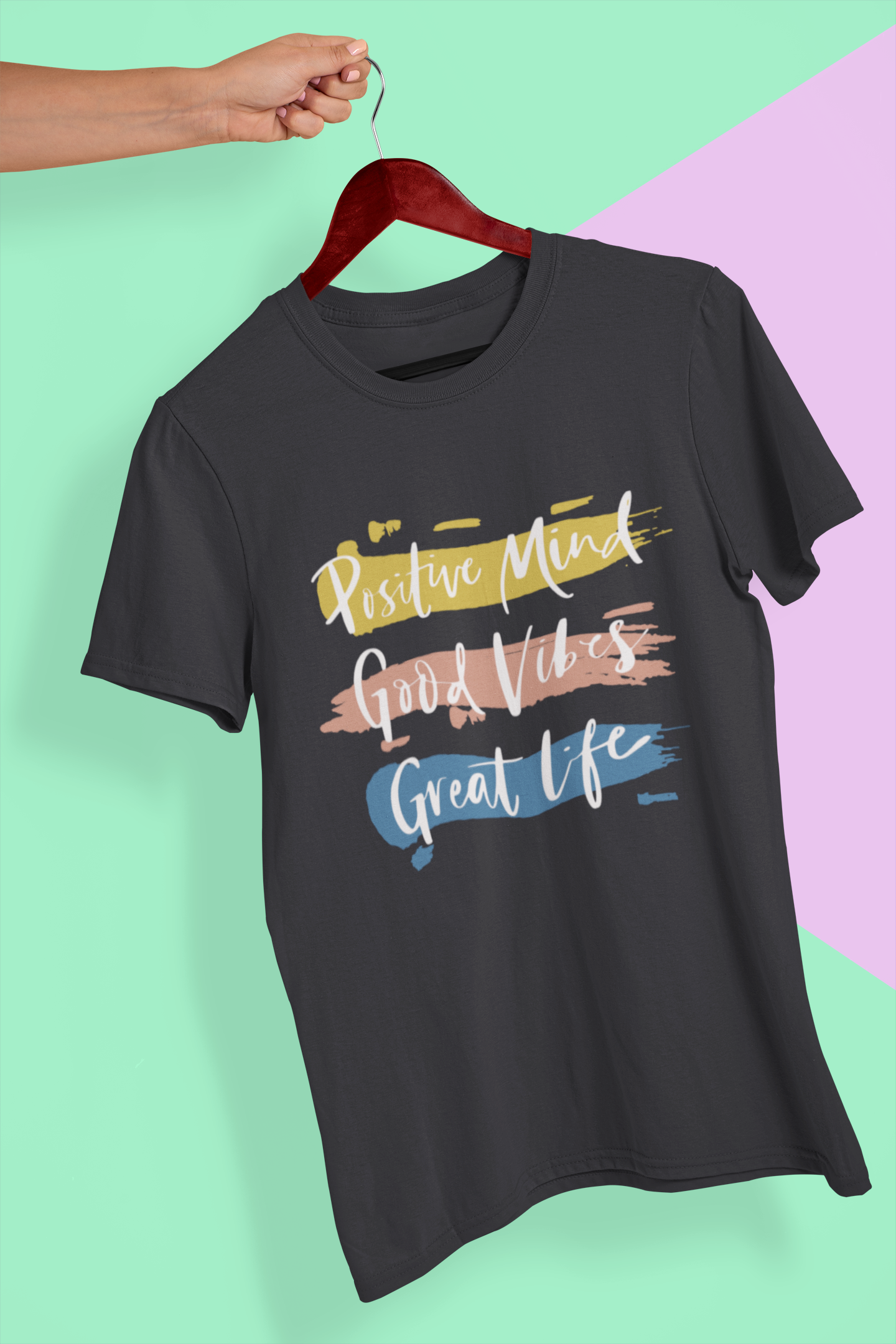 Good Vibes Women Half Sleeves T-shirt- FunkyTeesClub