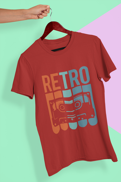 Retro Mens Half Sleeves T-shirt- FunkyTeesClub