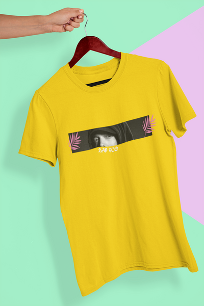 Eminem Rap God Minimal Mens Half Sleeves T-shirt- FunkyTeesClub