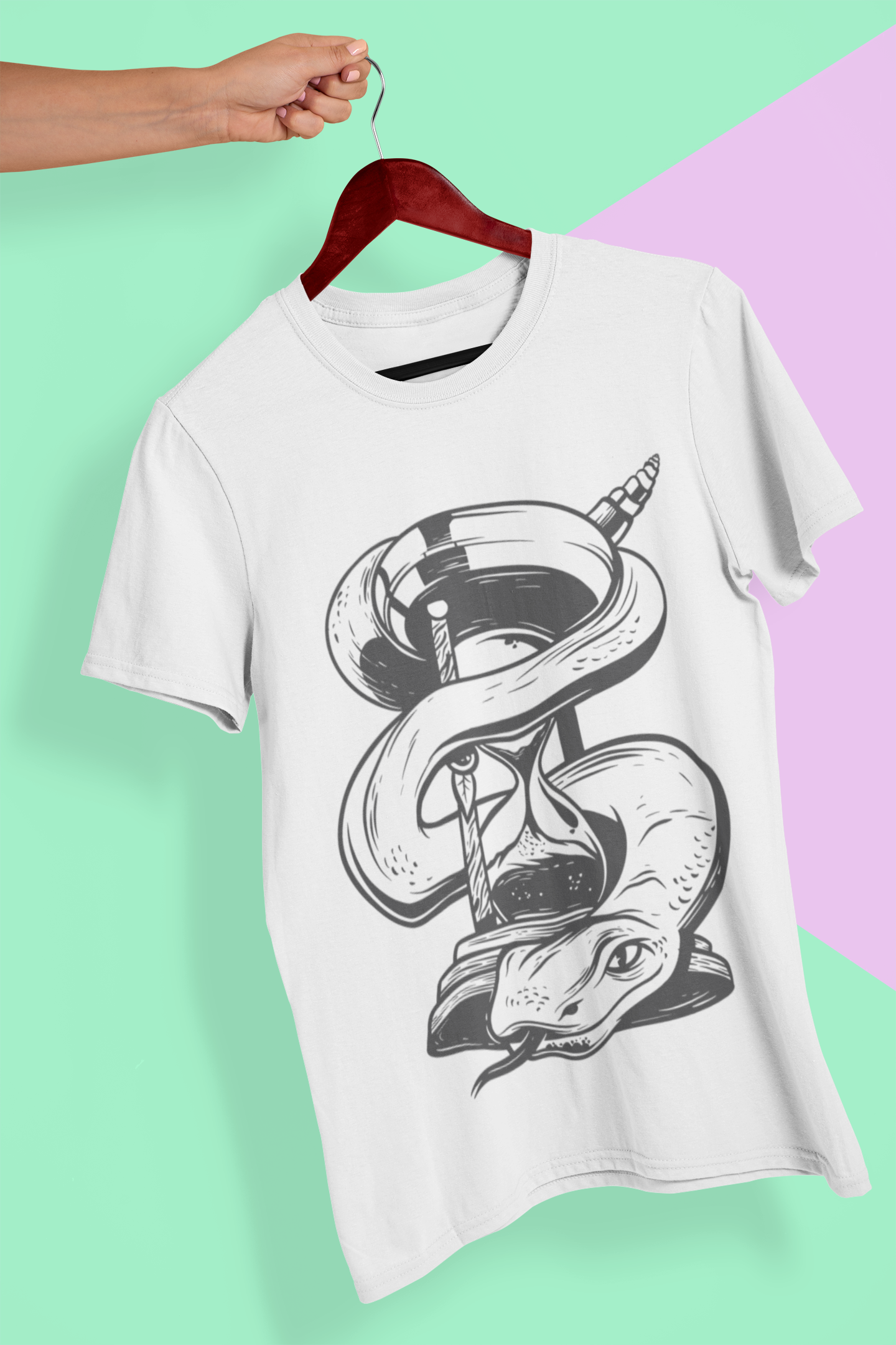Hourglass Mens Half Sleeves T-shirt- FunkyTeesClub