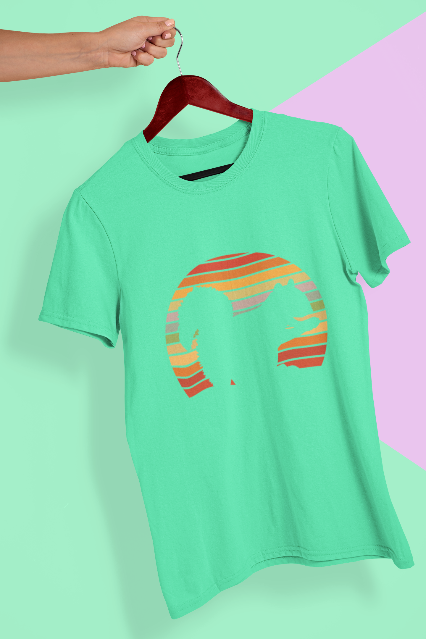 Retro Squirrel Mens Half Sleeves T-shirt- FunkyTeesClub