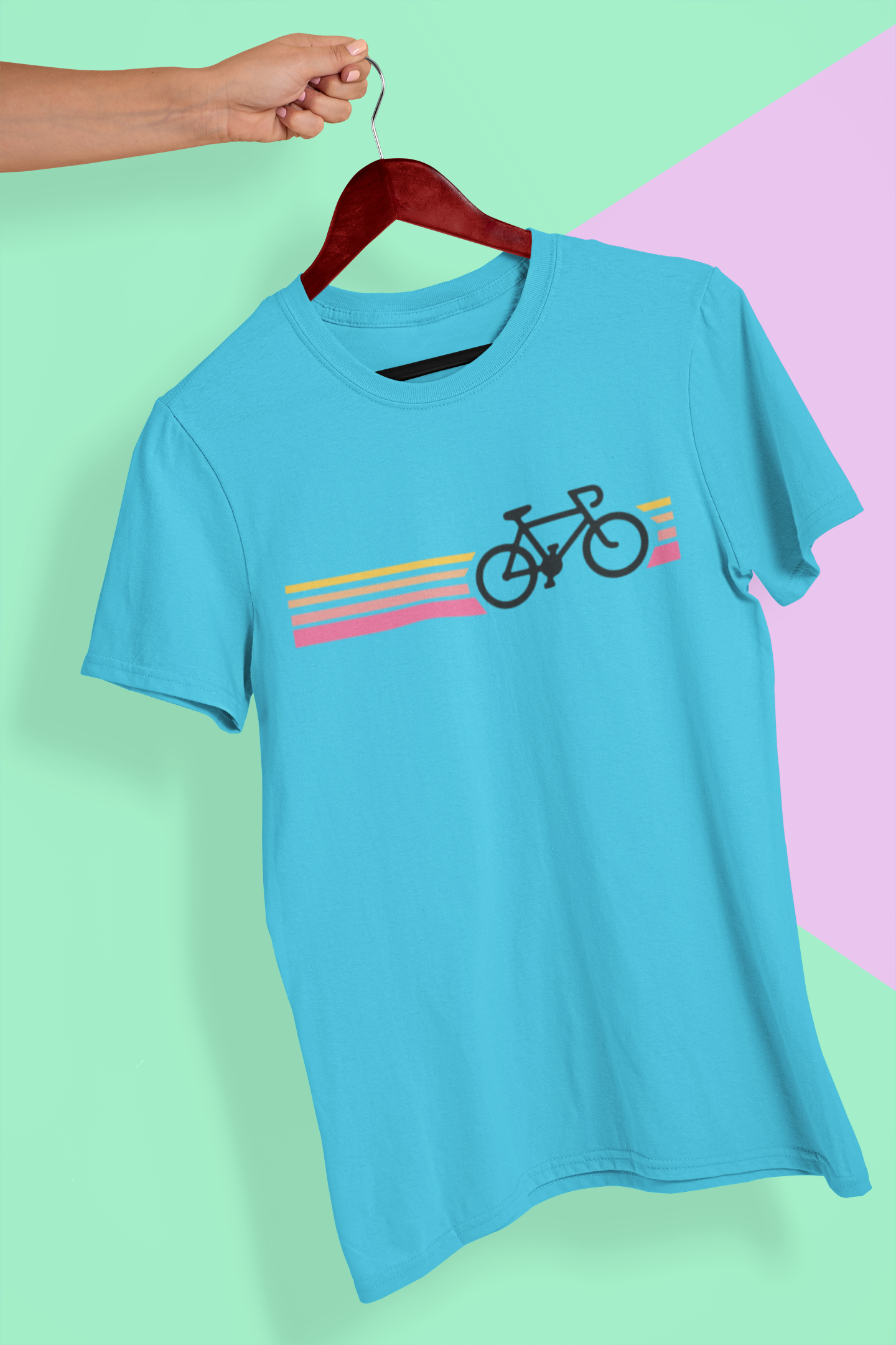 Cycle Women Half Sleeves T-shirt- FunkyTeesClub