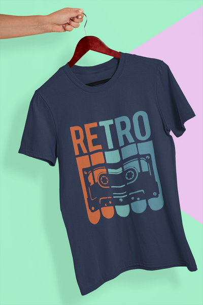 Retro Mens Half Sleeves T-shirt- FunkyTeesClub