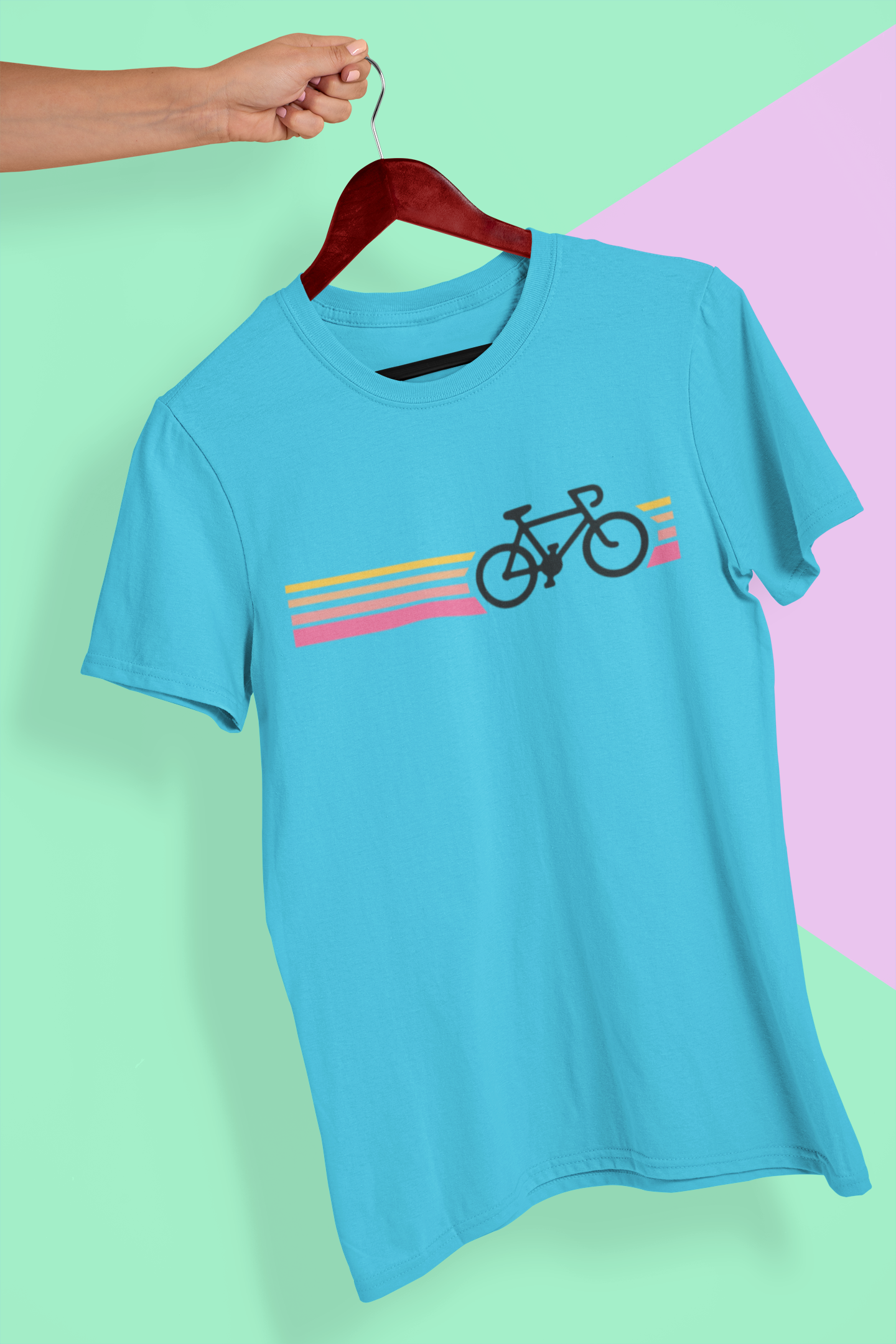 Cycle Mens Half Sleeves T-shirt- FunkyTeesClub