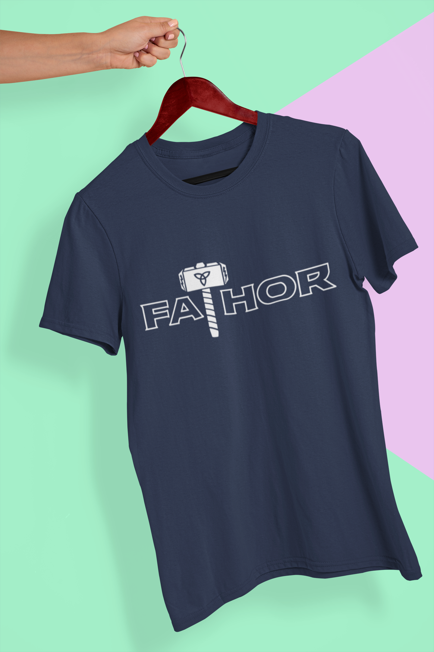 Fathor Mens Half Sleeves T-shirt- FunkyTeesClub