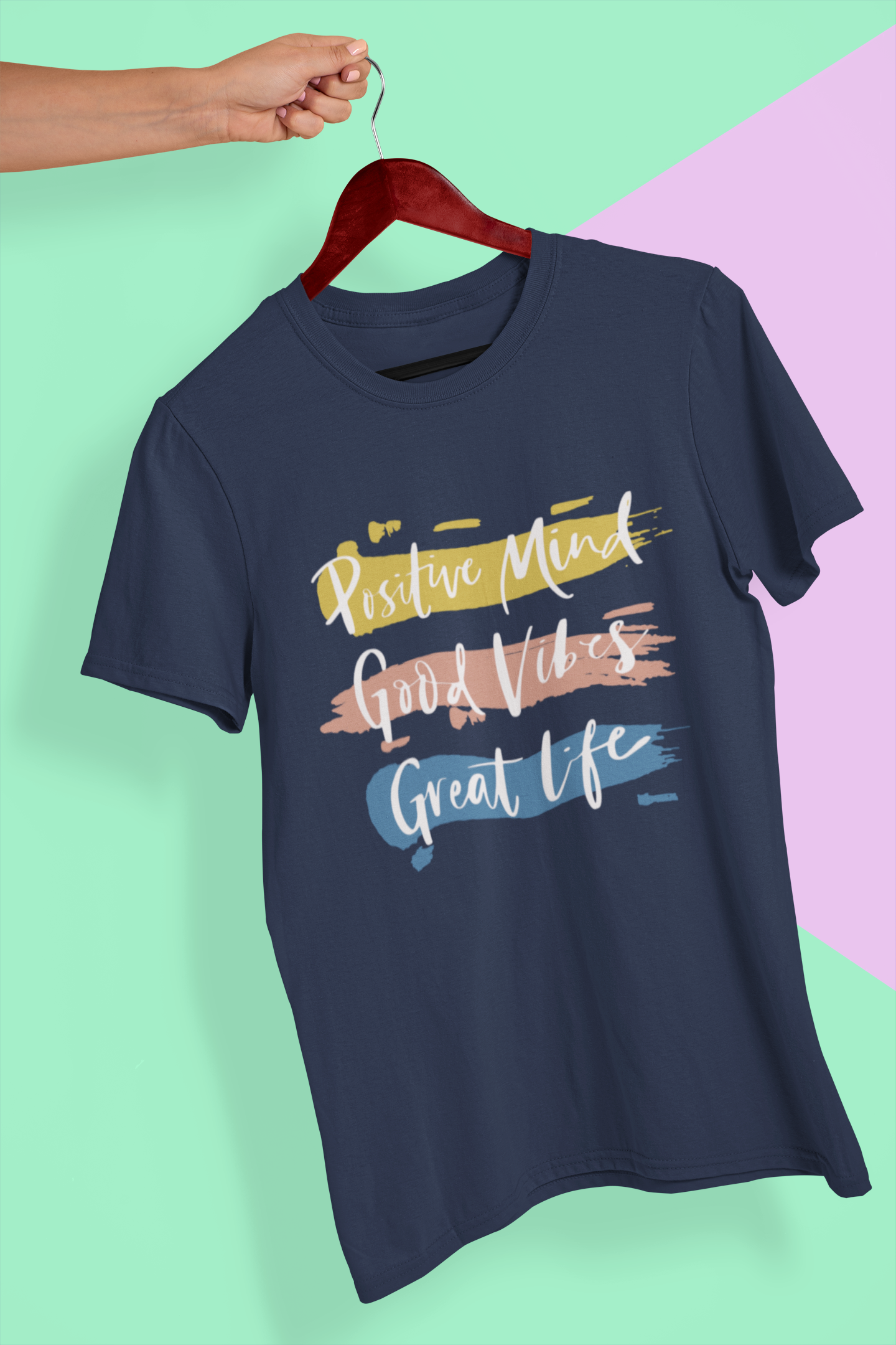Good Vibes Women Half Sleeves T-shirt- FunkyTeesClub