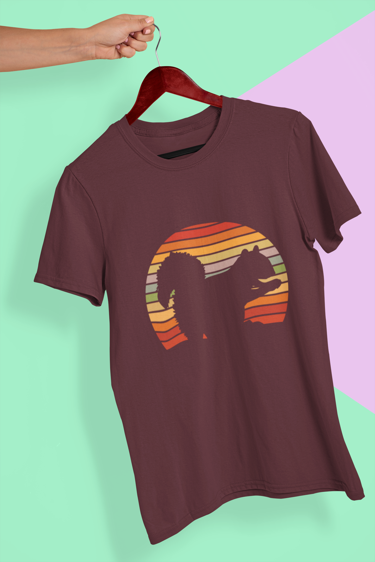 Retro Squirrel Women Half Sleeves T-shirt- FunkyTeesClub