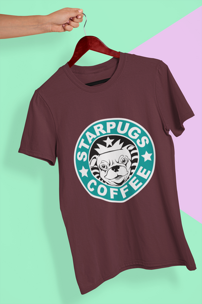 Star Pugs Women Half Sleeves T-shirt- FunkyTeesClub