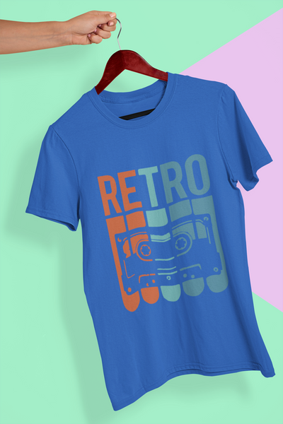 Retro Mens Half Sleeves T-shirt- FunkyTeesClub