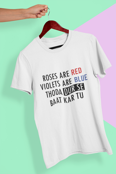 Dur Se Bhaat Mens Half Sleeves T-shirt- FunkyTeesClub