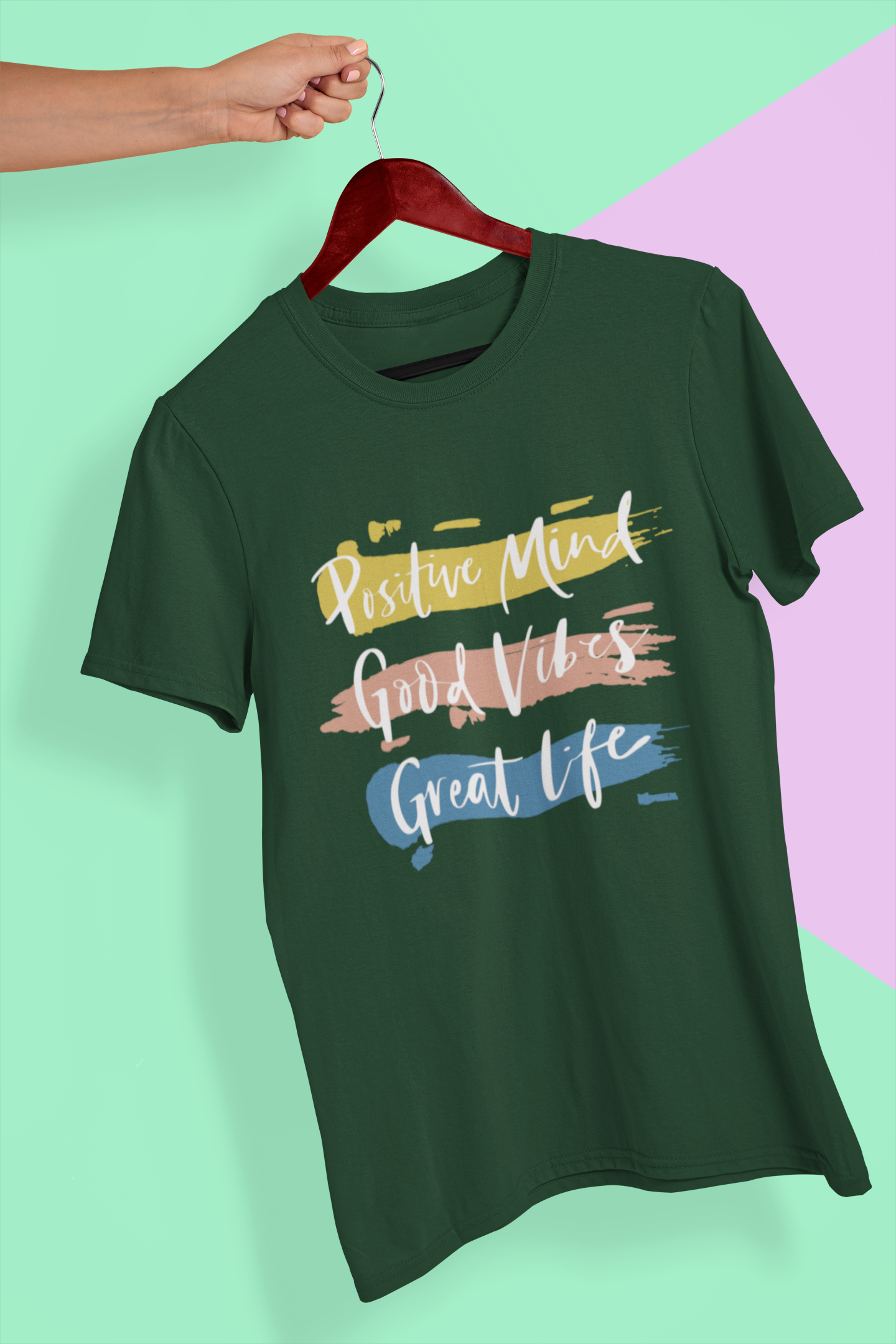 Good Vibes Mens Half Sleeves T-shirt- FunkyTeesClub