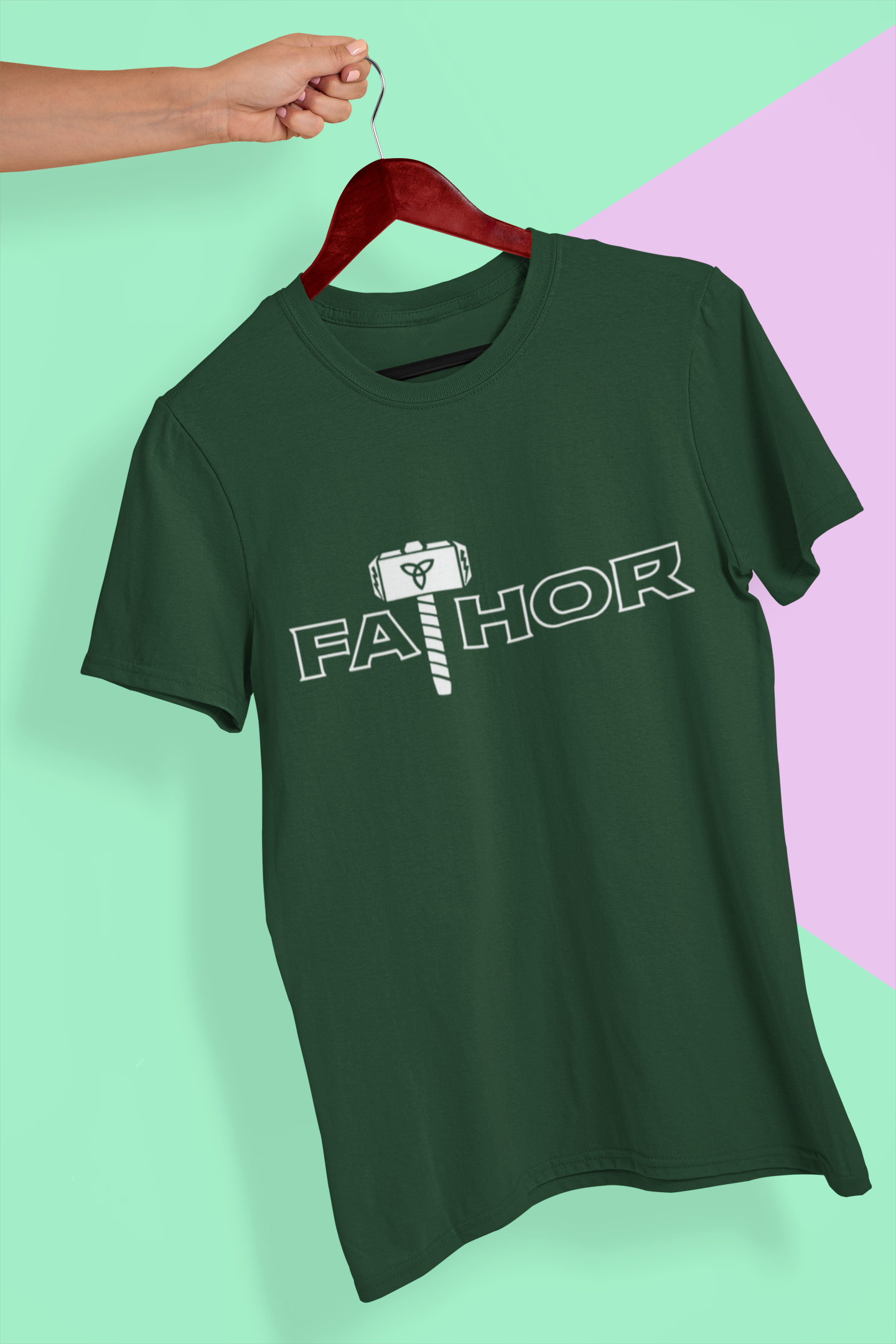 Fathor Mens Half Sleeves T-shirt- FunkyTeesClub
