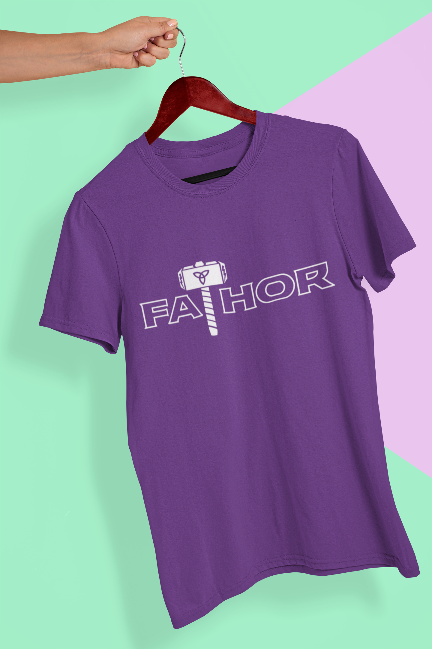 Fathor Mens Half Sleeves T-shirt- FunkyTeesClub