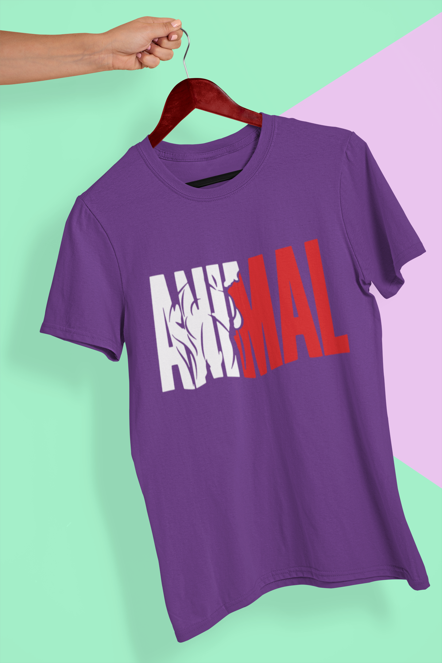 Animal Mens Half Sleeves T-shirt- FunkyTeesClub