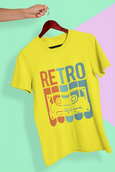 Retro Mens Half Sleeves T-shirt- FunkyTeesClub