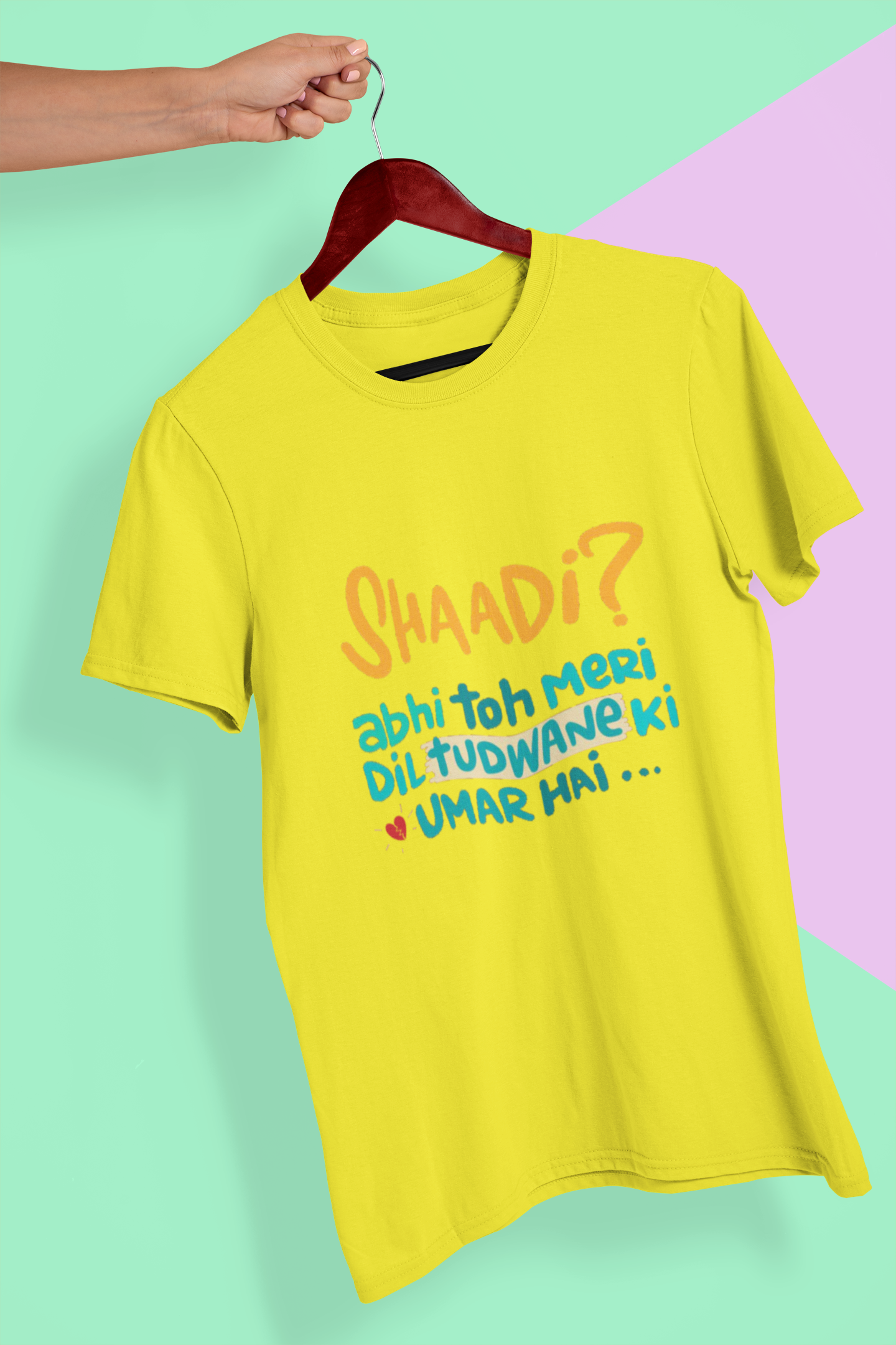 Shaadi Mens Half Sleeves T-shirt- FunkyTeesClub