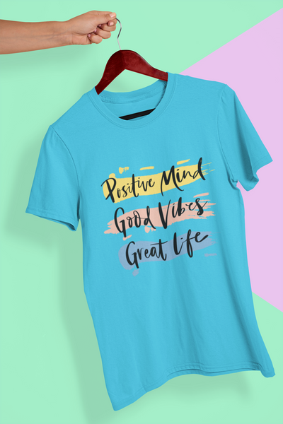 Good Vibes Mens Half Sleeves T-shirt- FunkyTeesClub