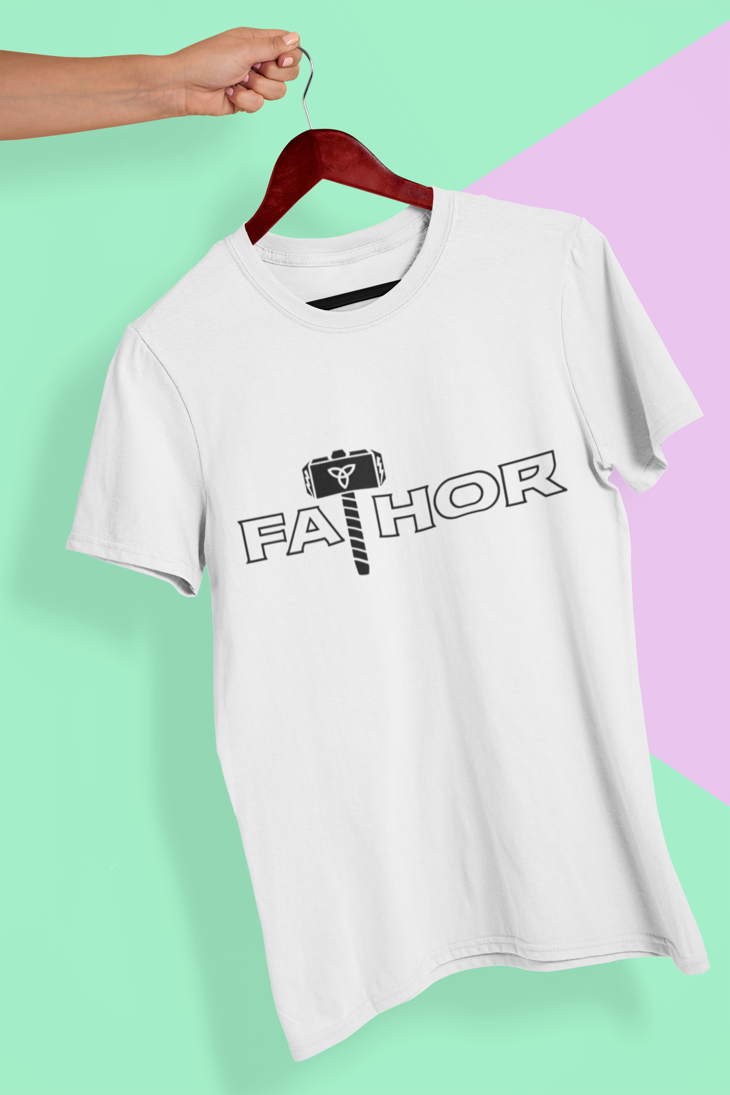 Fathor Mens Half Sleeves T-shirt- FunkyTeesClub