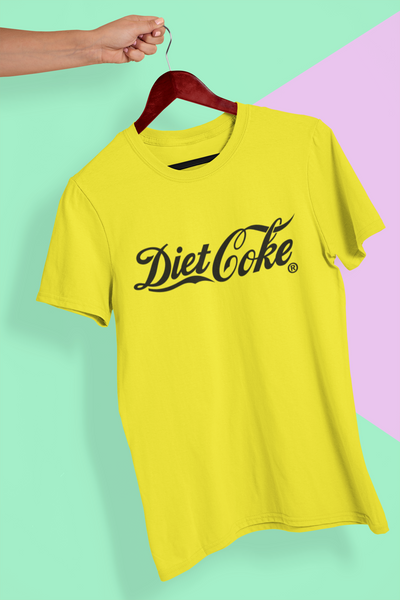 Diet Coke Mens Half Sleeves T-shirt- FunkyTeesClub