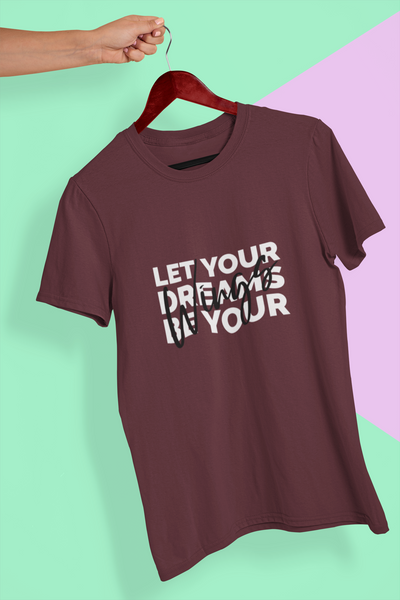 Let Your Dream Be Your Wings Mens Half Sleeves T-shirt- FunkyTeesClub