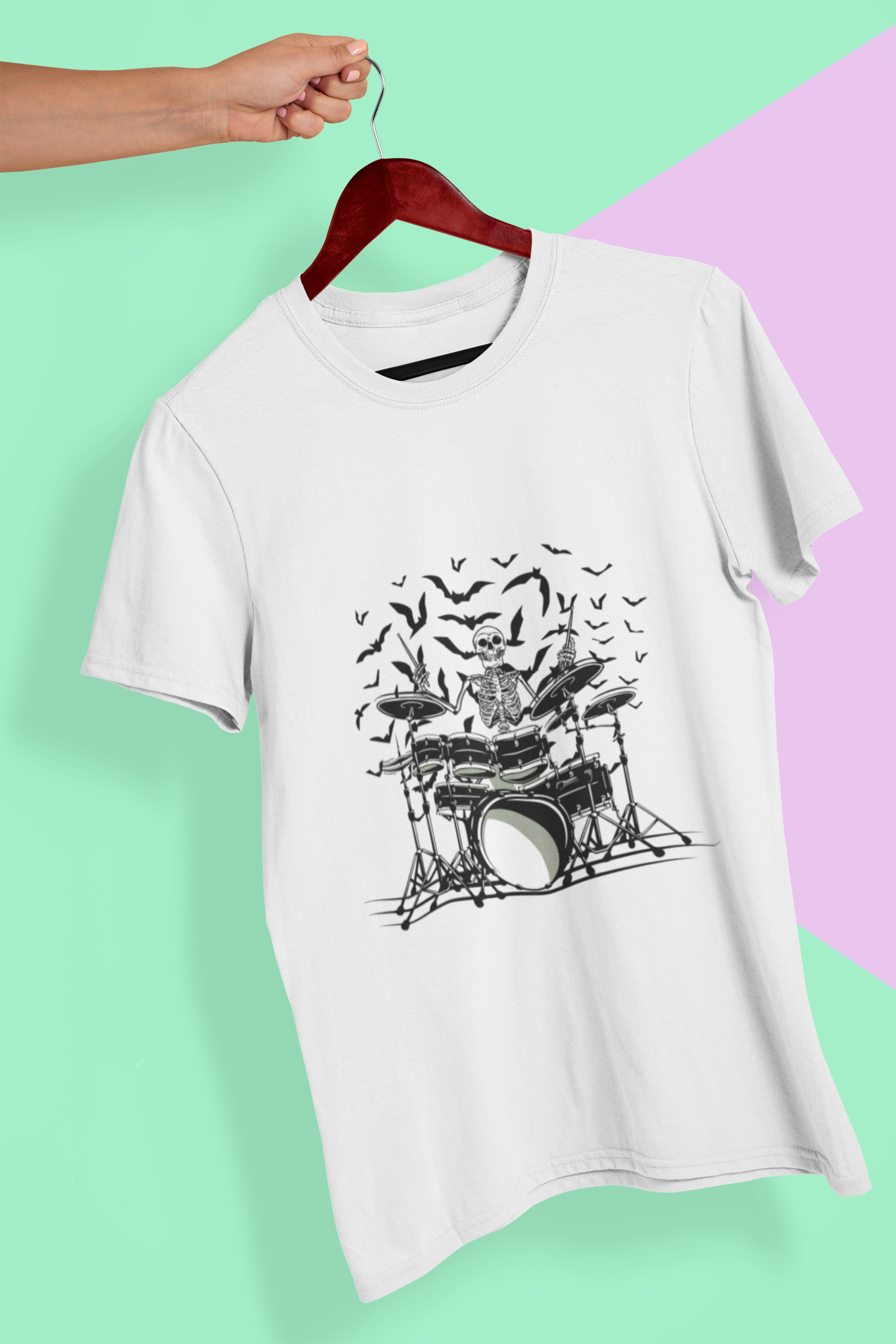 Skull Mens Half Sleeves T-shirt- FunkyTeesClub