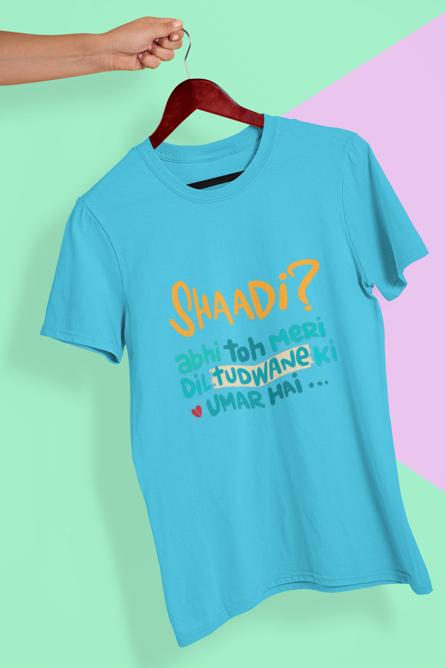 Shaadi Mens Half Sleeves T-shirt- FunkyTeesClub