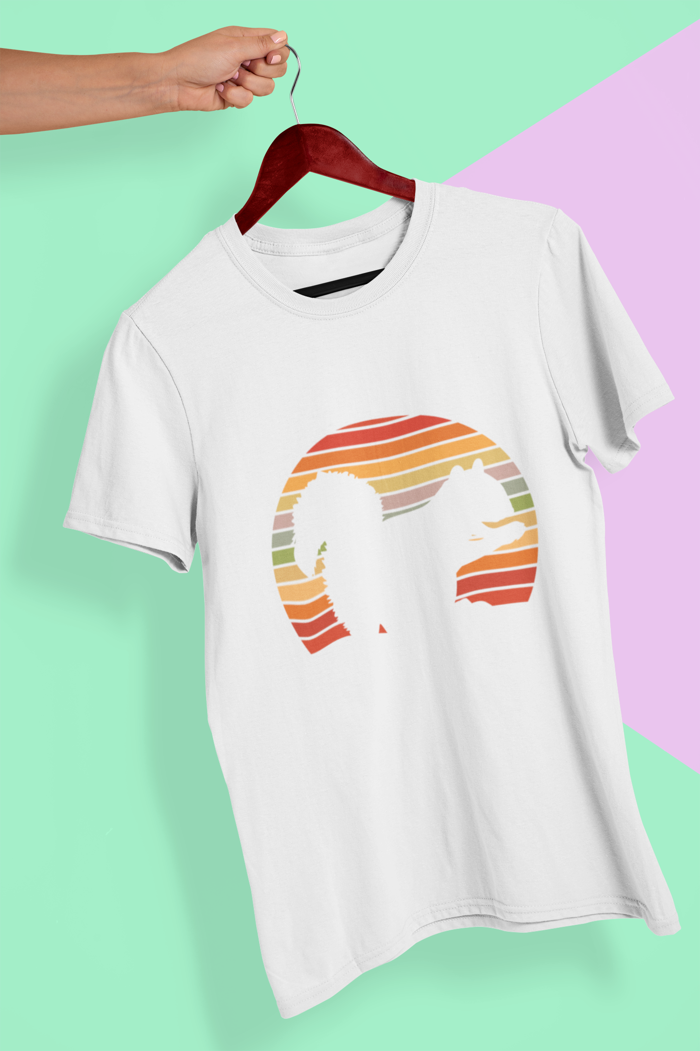 Retro Squirrel Mens Half Sleeves T-shirt- FunkyTeesClub