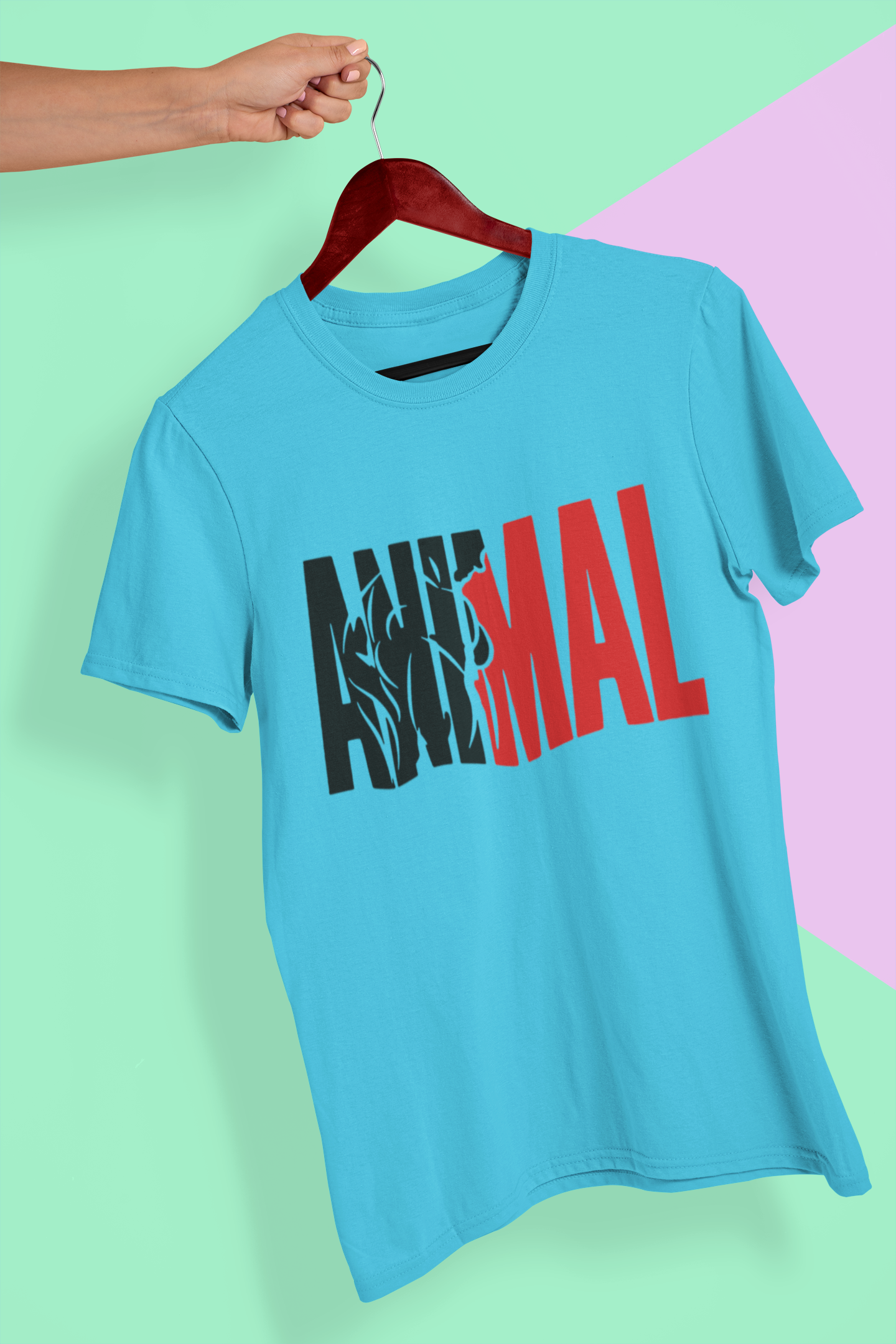 Animal Mens Half Sleeves T-shirt- FunkyTeesClub