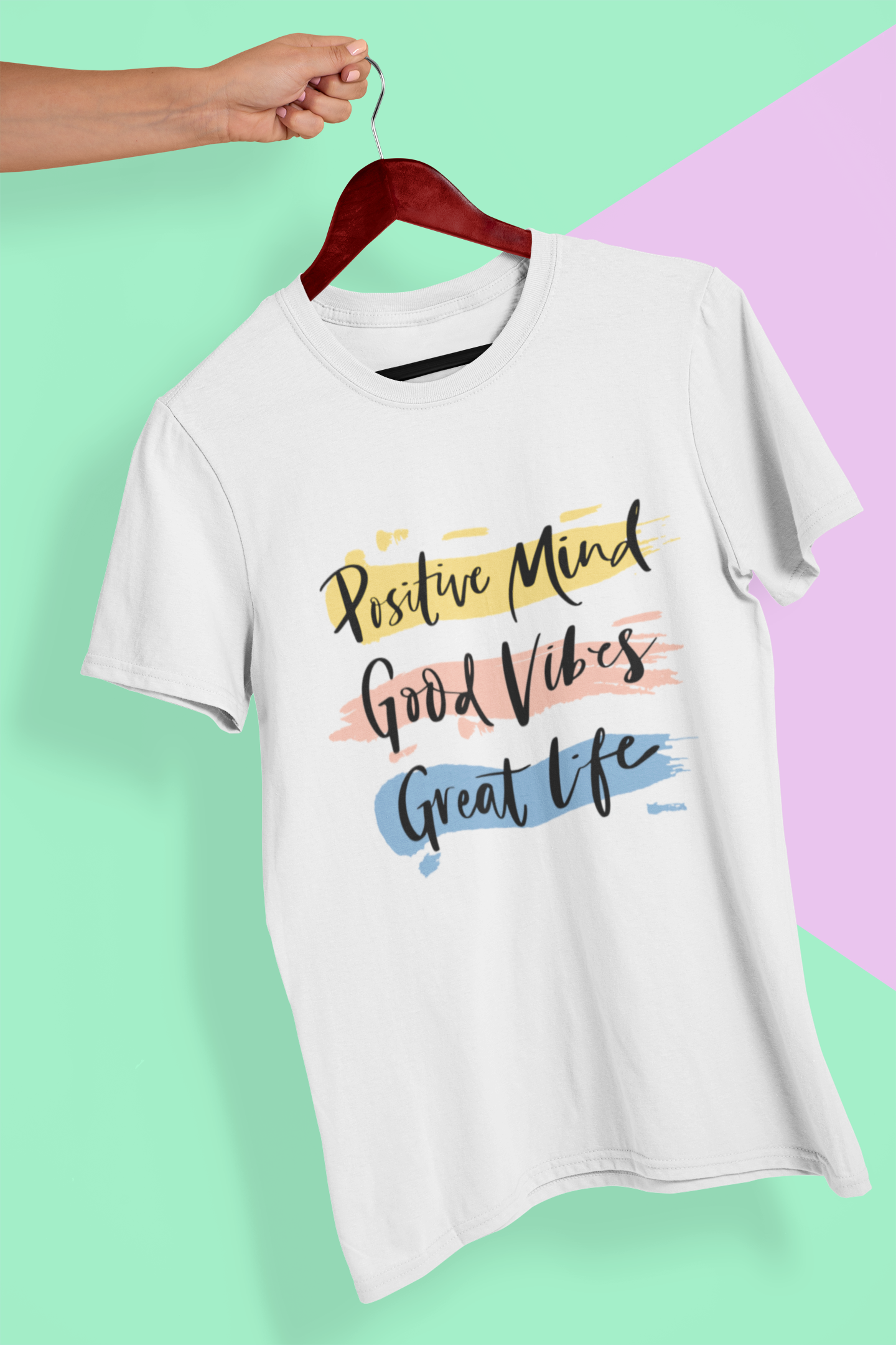 Good Vibes Women Half Sleeves T-shirt- FunkyTeesClub
