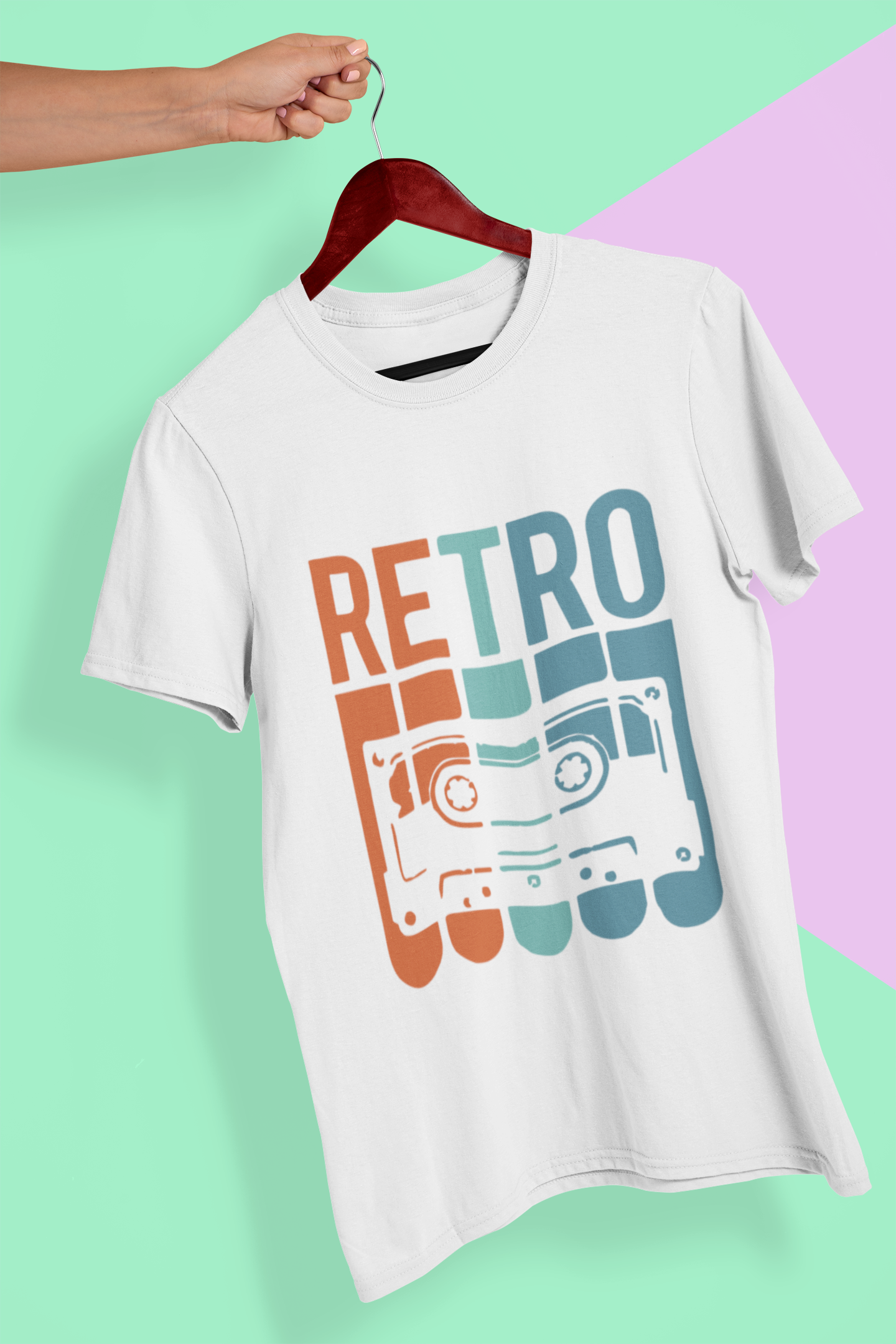 Retro Women Half Sleeves T-shirt- FunkyTeesClub