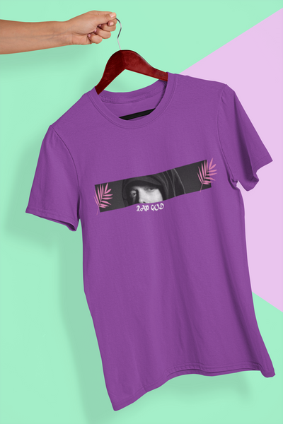 Eminem Rap God Minimal Women Half Sleeves T-shirt- FunkyTeesClub