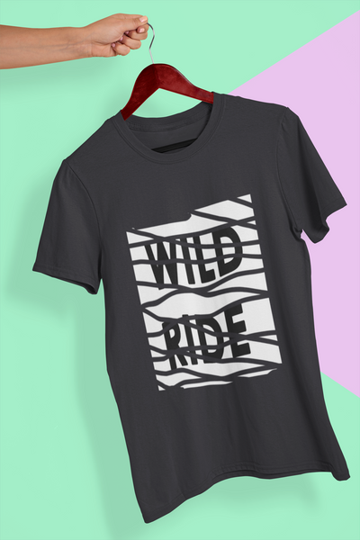 Wild Life Mens Half Sleeves T-shirt- FunkyTeesClub