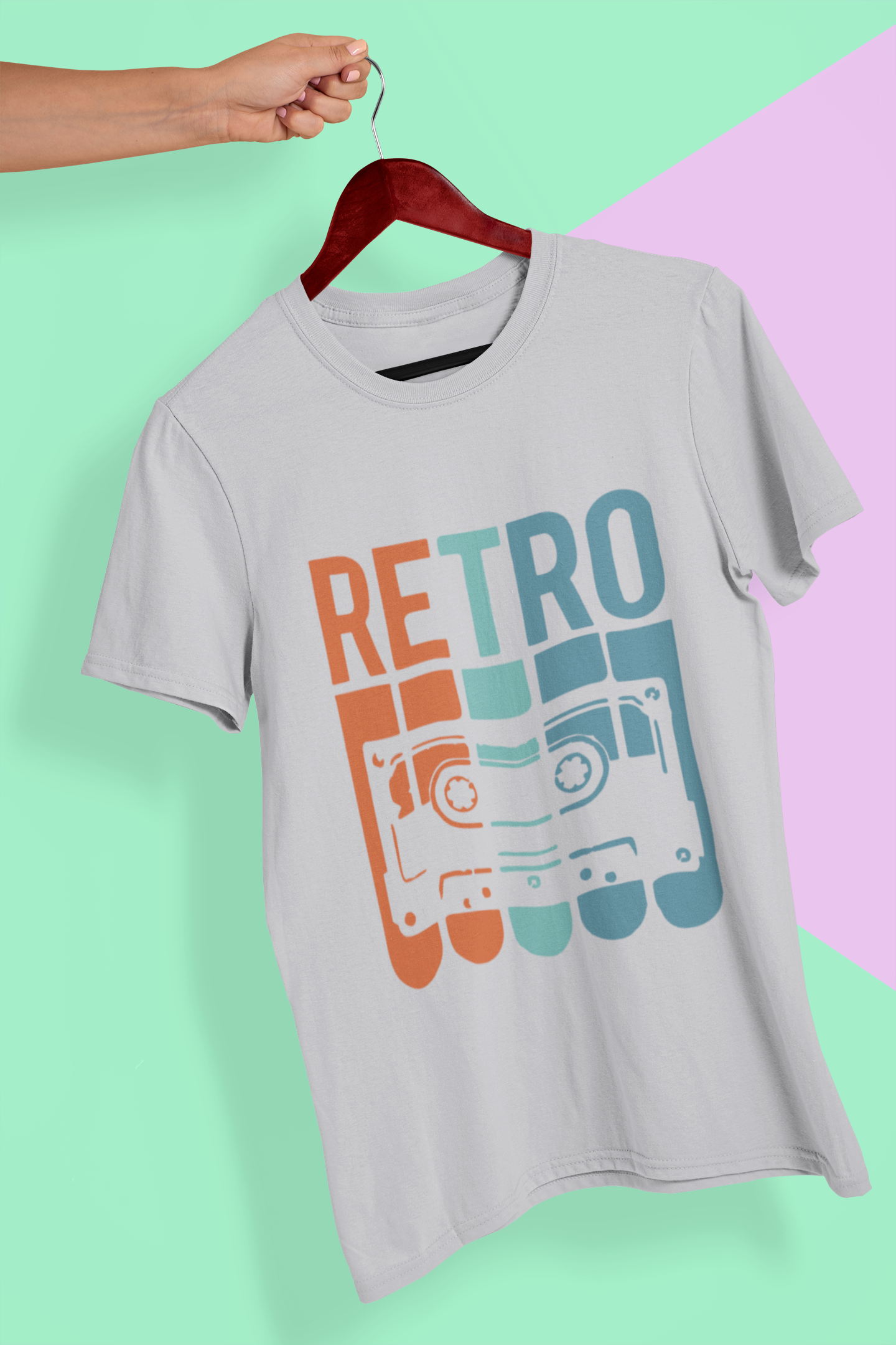 Retro Women Half Sleeves T-shirt- FunkyTeesClub
