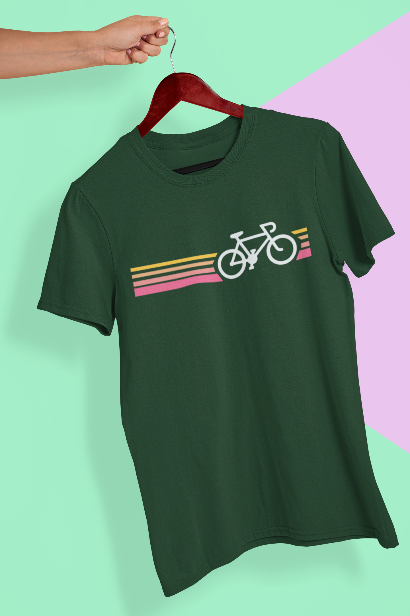 Cycle Mens Half Sleeves T-shirt- FunkyTeesClub
