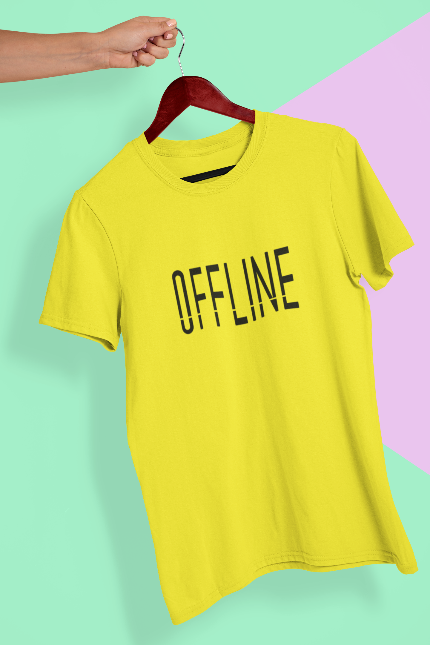 Offline Mens Half Sleeves T-shirt- FunkyTeesClub