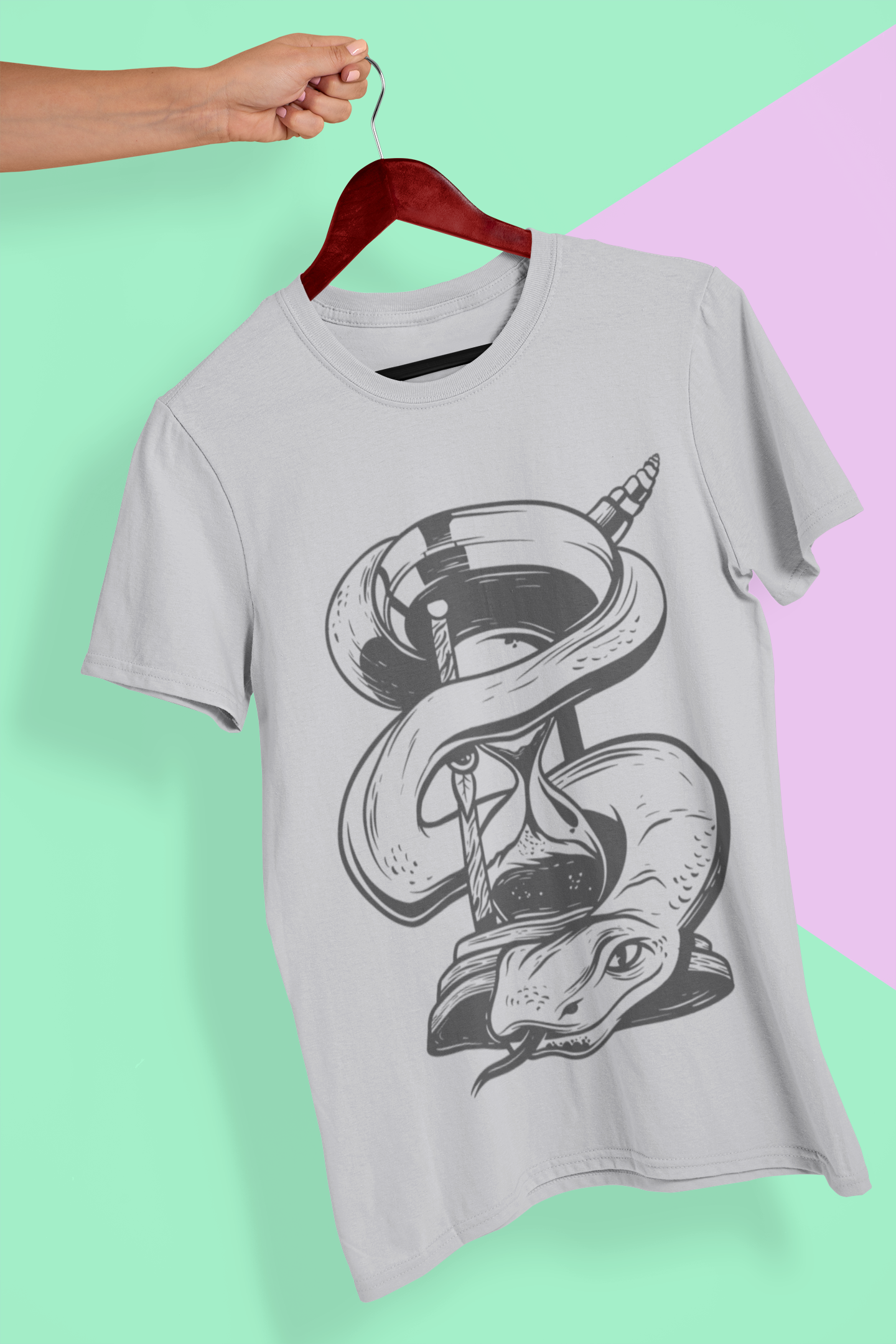 Hourglass Women Half Sleeves T-shirt- FunkyTeesClub