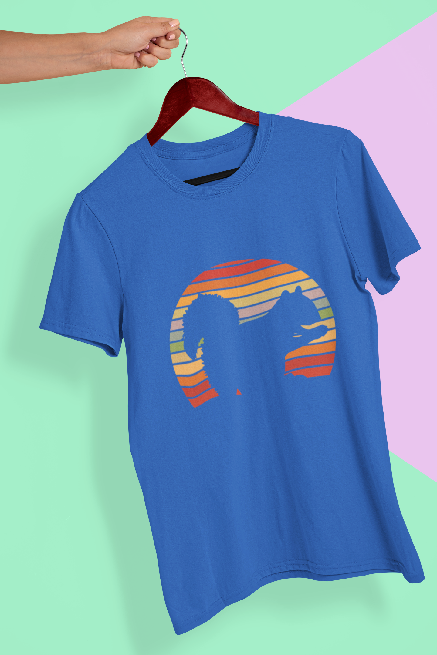 Retro Squirrel Women Half Sleeves T-shirt- FunkyTeesClub