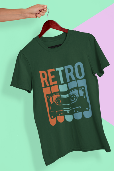 Retro Mens Half Sleeves T-shirt- FunkyTeesClub