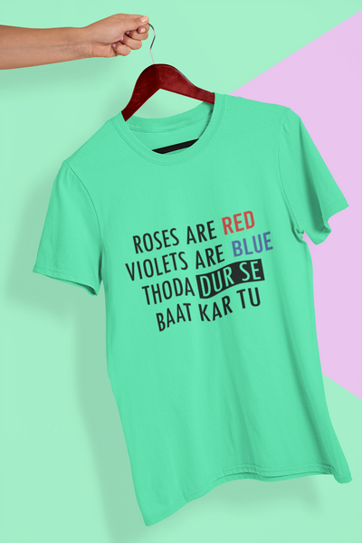 Dur Se Bhaat Mens Half Sleeves T-shirt- FunkyTeesClub