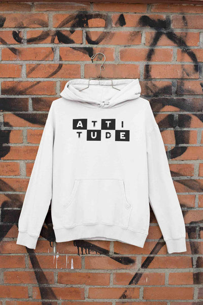 Attitude Typography Hoodies for Women-FunkyTeesClub
