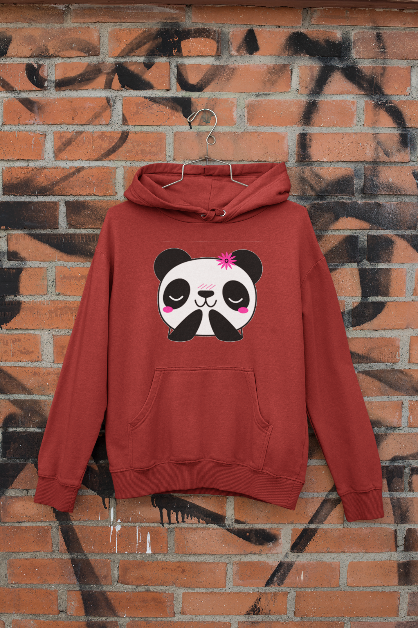 Panda Love Couple Hoodie-FunkyTeesClub