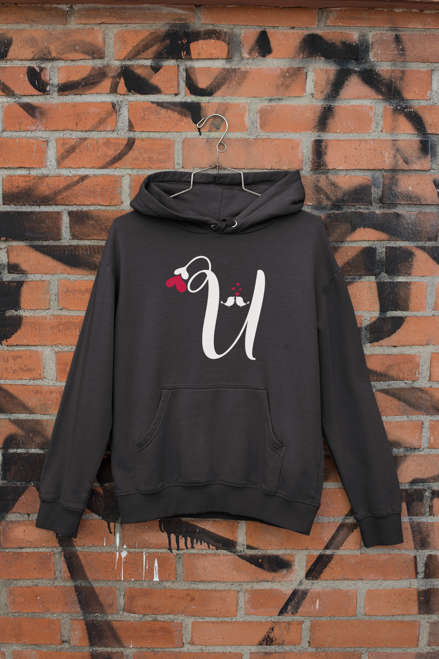 U S Couple Hoodie-FunkyTeesClub