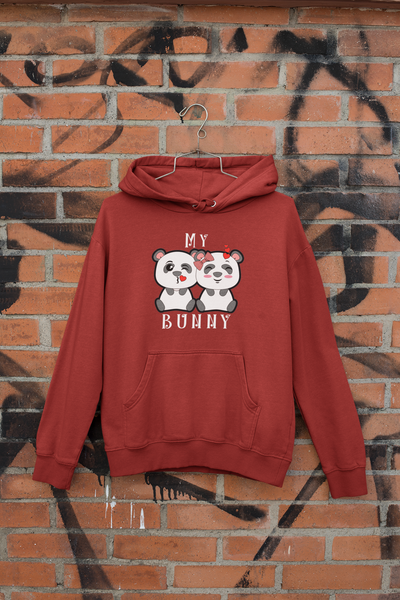 My Honey My Bunny Couple Hoodie-FunkyTeesClub
