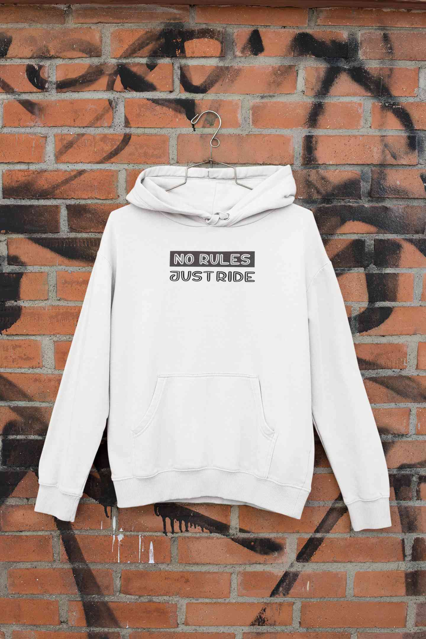 No Rules Just Ride Men Hoodies-FunkyTeesClub